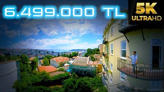 Tarihi Glavani Apartmanı | İstanbul Beyoğlu Satılık Lüks Boğaz Manzaralı | Bosphorus Real Estate