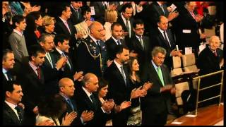 SS.AA.RR. los Príncipes de Asturias presidieron concierto homenaje  a las víctimas del terrorismo