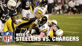 Saved by the Bell! Le'Veon Bell Scores the Game-Winning TD | Steelers vs. Chargers | NFL