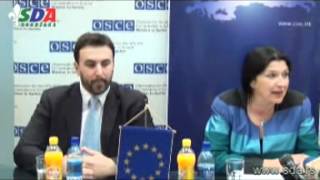 Press conferencija u OSCE, Enis Imamović, izborna kampanja konkurs MUP