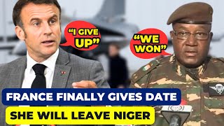 BREAKING: France Finally Decides to Withdraw Troops and Leave Niger.