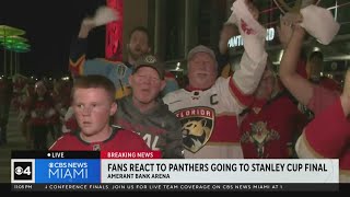 Fans fired up about Florida Panthers going back to Stanley Cup Final