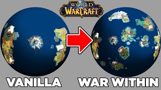 From Vanilla to the War Within: Map Time-Lapse | World of Warcraft