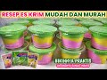 IDE JUALAN DARI RUMAH UNTUNGNYA MELIMPAH! Resep Es Krim Mudah dan Murah Dari Pop Ice