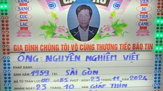 LỄ TANG ÔNG NGUYỄN NGHIÊM VIỆT