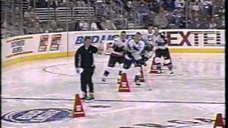 2002 NHL All Stars - Super Skills - Puck Control Relay