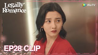 Legally Romance | Clip EP28 | Lu Xun was jealous because Qian Wei was going on a blind date! | WeTV