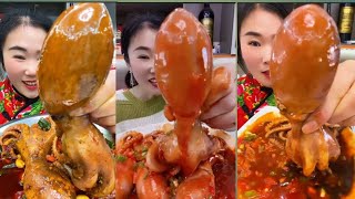 Seafood  Big Squid Food Cooking Eating Lunch 🐙🐙 #34 #mukbang #seafood #food #eat #yummy