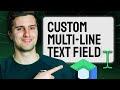 How to Build a Multiline Text Field With Hint In Jetpack Compose