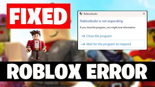 How To Fix Roblox Game Client is Not Responding 2026🎮🔥