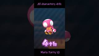 Mario Party 10 All Characters - 4th Celebrate