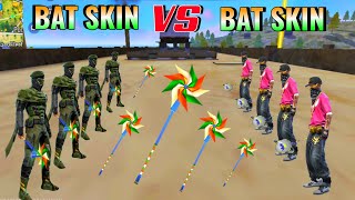 BAT SKIN vs BAT SKIN On Factory Roof | INDIAN ARMY vs TERRORIST | BAT SKIN in FREE FIRE 🔥 Y GAMING