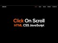 How to Make an Active Nav Link On Scroll  using HTML, CSS & JavaScript