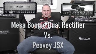 Peavey JSX Joe Satriani Signature Series Head Vs. Mesa Boogie Dual Rectifier