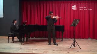 Recital de Violín - Alumnos del maestro Frank Arias (UNM, Sede histórica, 24 - 11 - 2017).