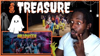 TREASURE - ‘음 (MMM)’ DANCE (HALLOWEEN ver.) + '나랑 있자 (BE WITH ME)' HAPPY HALLOWEEN l REACTION