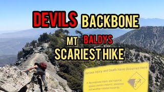 Hiking The Devil’s Backbone: Mt. Baldy’s SCARIEST Trail