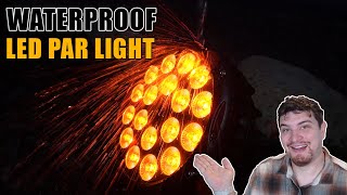 LED Par Light Waterproof Outdoor: 6in1 RGBWAUV 18x18W | DJ Gear Review