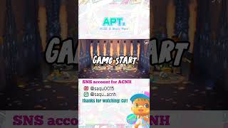 【音ハメやってみた】#apt #あつ森 #acnh #どうぶつの森 #animalcrossing #あつ森ショート #short #shortyoutube #音はめ