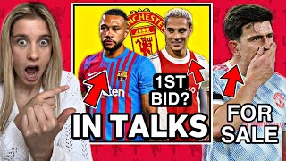 Man United Make 1st BID For Antony & Open TALKS With MEMPHIS DEPAY! Maguire Leaving in 2023