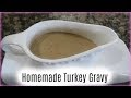 MAKE AHEAD TURKEY GRAVY