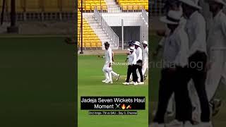 Exclusive Video : Jadeja 7 Wickets vs Tamil Nadu | Ranji Trophy 2022-23 | CricAnandha #SHORTS