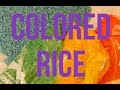 How to Color Rice - Colored Rice for Sensory Play & Therapy