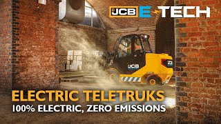 JCB 30-19E and 35-22E Electric Teletruks - 100% Electric, Zero Emissions