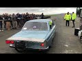 worlds quickest street legal volvo no prep 1 4 mile at perranporth cornwall united kingdom