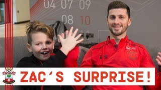 SHANE'S SURPRISE! Young Saints fan gets visit from hero Shane Long