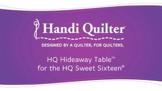 HQ Hideaway Table for the HQ Sweet Sixteen