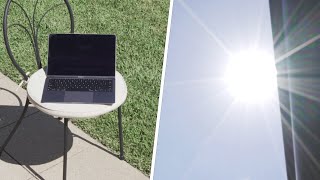 Rendering 8K Footage on my M1 MacBook Air in the Australian Sun (EXTREME THERMALS TEST!)