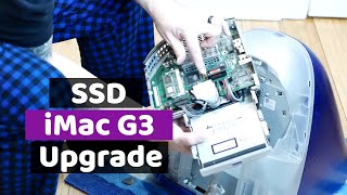 iMac G3 Modern SATA SSD Upgrade + Mac OS 9.2 Install (First Generation Tray Loading Grape iMac)