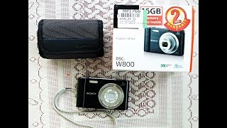 Unboxing Sony DSC W800 point and shoot camera@₹4999