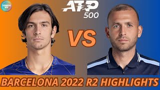 Lorenzo Musetti vs Daniel Evans | Barcelona 2022 R2 | Highlights