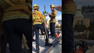 Live with LAFD: Task Force 27 Part 1 - Training For Rooftop Firefighting Operations | April 26, 2020