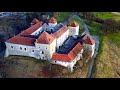 Aerial Views of Svirzh Castle