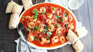 Shrimp with Garlic Tomato Sauce