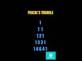 Pascal's Triangle #coding #interviewquestions #programming