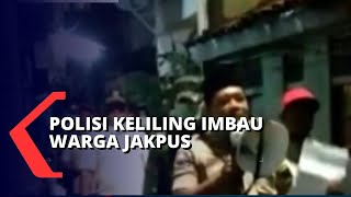 Petugas Gabungan Keliling, Imbau Pencegahan Corona pada Warga