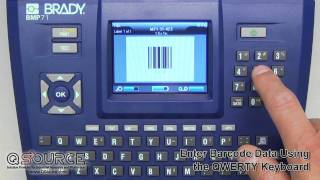 Printing Barcodes with the Brady BMP71 - Q Source, Inc.