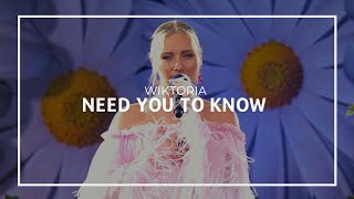 Wiktoria - Need You To Know - Lotta På Liseberg