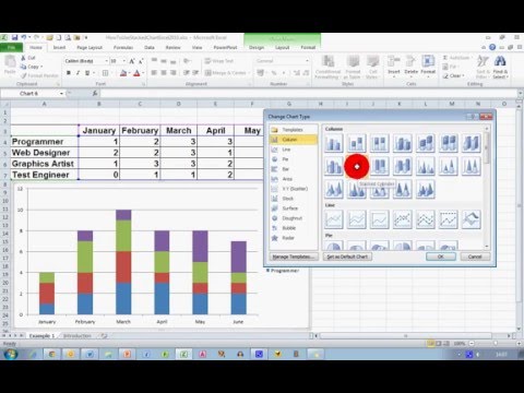 How To... Create a Stacked Chart in Excel 2010 How To... Create a Stacked Chart in Excel 2010