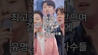 현역가왕2 12회에서 최고 점수를 받으며 결승 진출에 성공한 유명 트로트 가수들 TOP 10