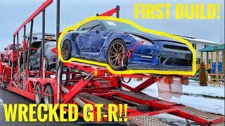 Rebuilding A Wrecked 2015 Nissan GT-R! Part 1