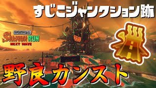 【新ステ】すじこジャンクション跡 を初日に早速野良カンスト達成！【サーモンランNEXT WAVE：スプラトゥーン3】