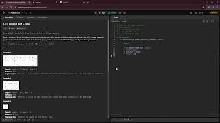leetcode 141 : Linked List cycle | python solution