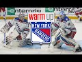 Warm Ups: New York Rangers Igor Shesterkin Alexandar Georgiev