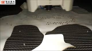 1 5mm genuine leather laser cutting machine with Co2 RF tube