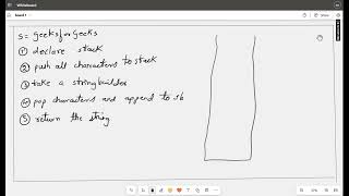Reverse using stack - Easy - GeeksforGeeks